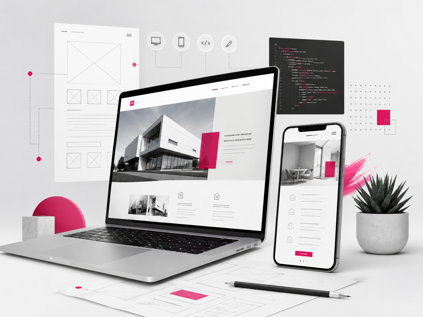 <p>Webdesign & Entwicklung</p>