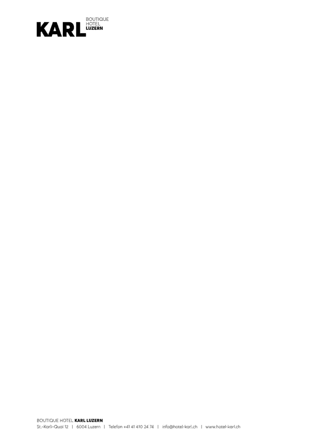 Hotel karl briefpapier print referenz homm interactive gmbh luzern 01