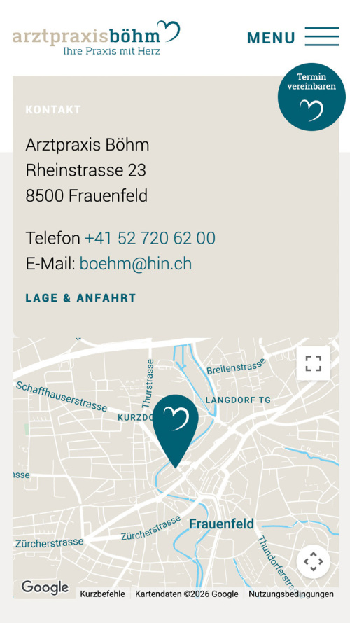 Arztpraxis boehm iphone web referenz homm interactive luzern 03