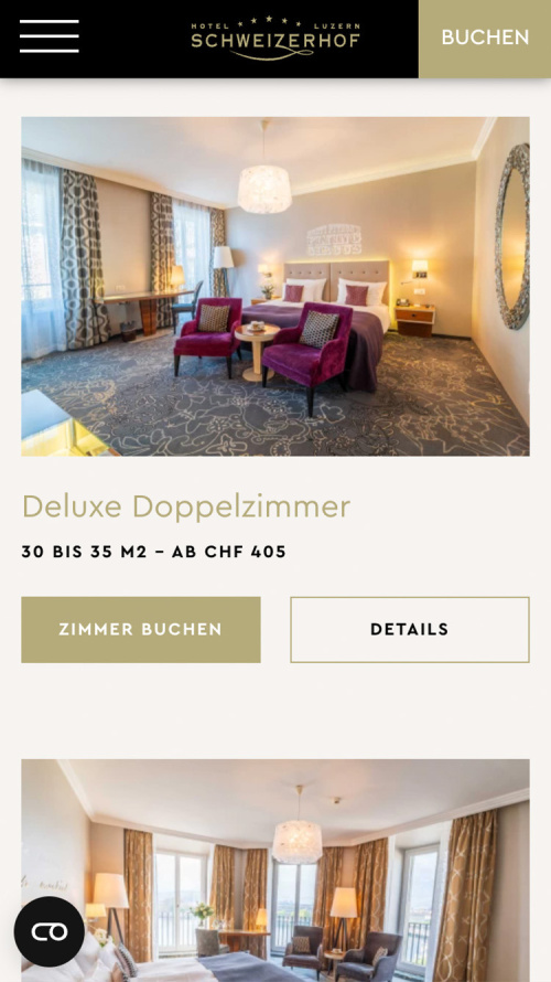 Schweizerhof luzern iphone web referenz homm interactive gmbh luzern 02